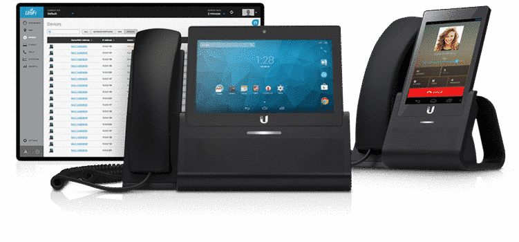Powered by Android, the UniFi VoIP Phones are enterprise desktop smartphones designed to seamlessly integrate into the UniFi Enterprise System.